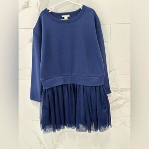 Girls Navy Crewcuts Dress size small